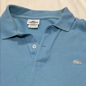 Lacoste Men's Light Blue Polo Shirt